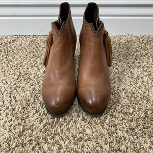 Ariat Leather Wedge Booties - Brand New!